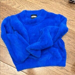 Katie J NYC Vibrant Blue Kids Sweater